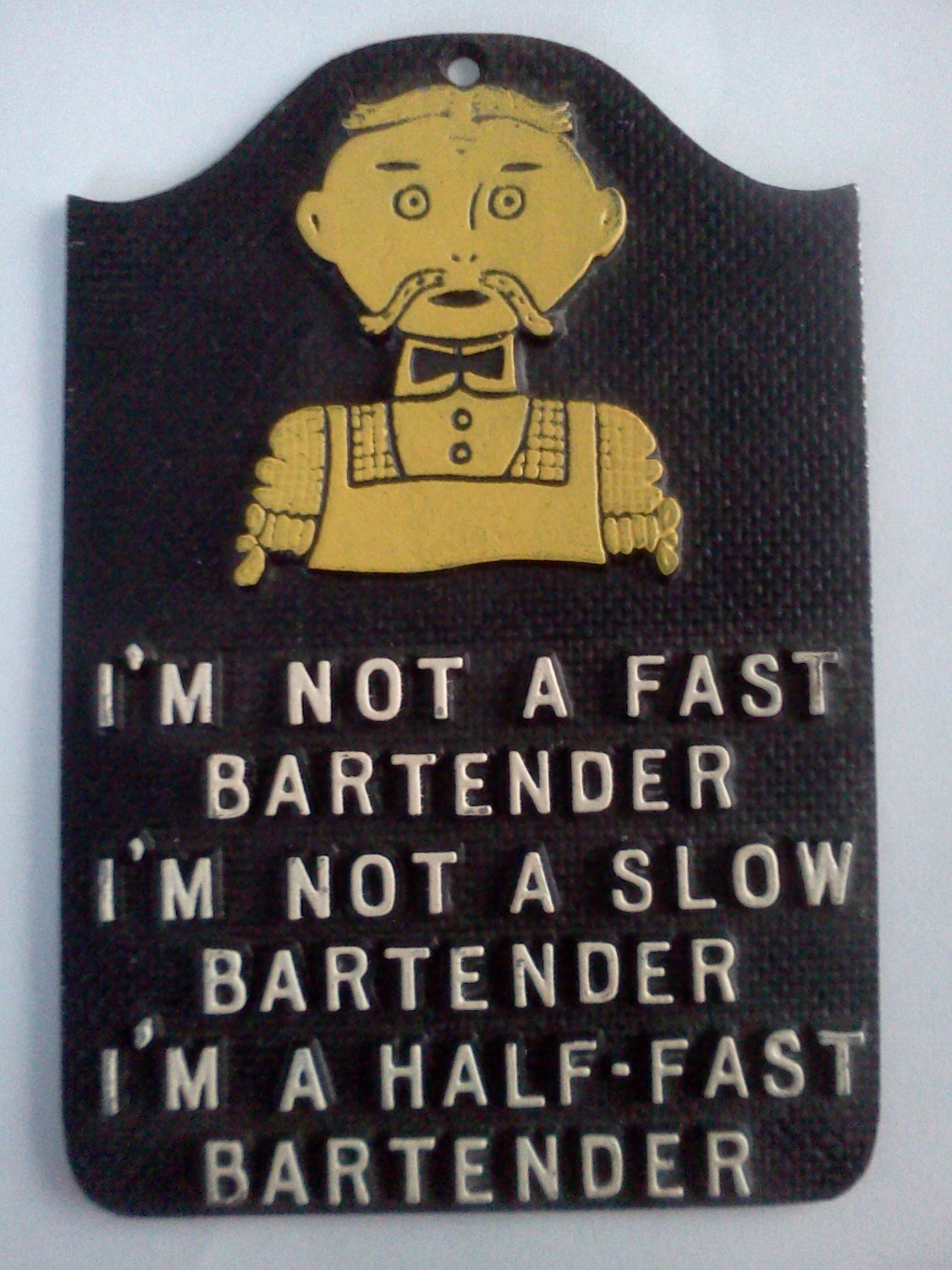 bar humor half fast bartender