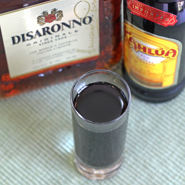 Indian Summer drink recipe with amaretto, vodka and Kahlua.