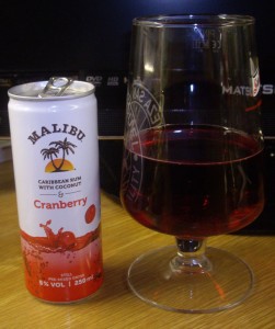 Who needs red wine when you have cranberry juice?