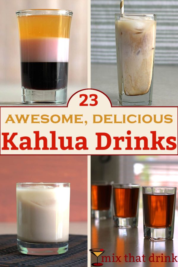 There's nothing else quite like the sweet coffee flavor of Kahlua. This collection of Kahlua drinks shows off the range and versatility of this delicious liqueur. We've got frozen drinks, shots, doubles and more.